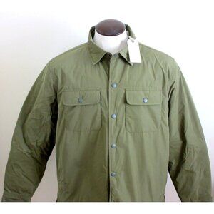 OOBE Brand Men's Snap Front Deck Shirt Jacket Shacket Buckwheat Green NWT